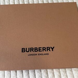 Burberry Box in Brown with Black Logo